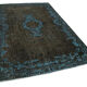 Hand-Knotted Distressed Oriental 1980s 172 cm x 271 cm Brown Carpet