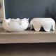 Pair of Bavarian porcelain candlesticks, Seltmann Weiden
