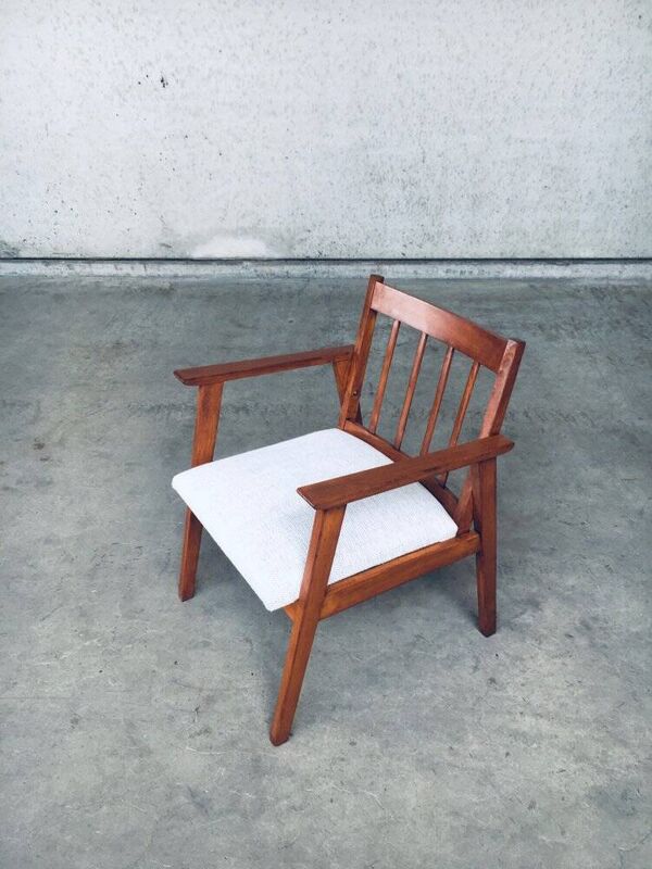 Mid-Century Modern Dutch Armchair Set, Netherlands, 1950s, Set of 3