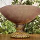 1950s Art Deco style unsigned glass paste bowl