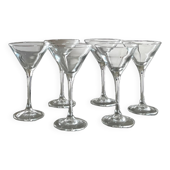 6 cocktail glasses Luminarc France