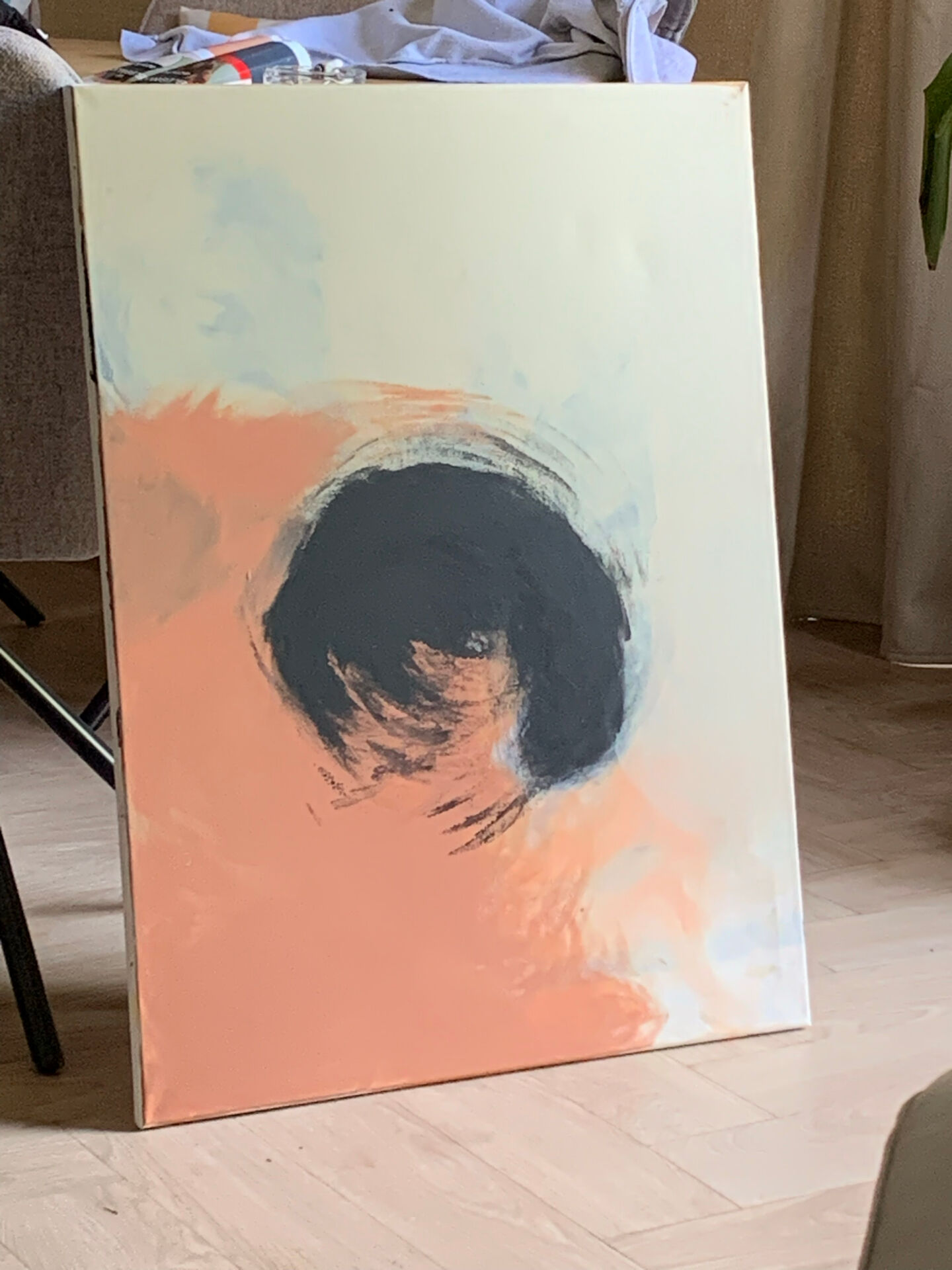 Set of two acrylic paintings on canvas - diptych