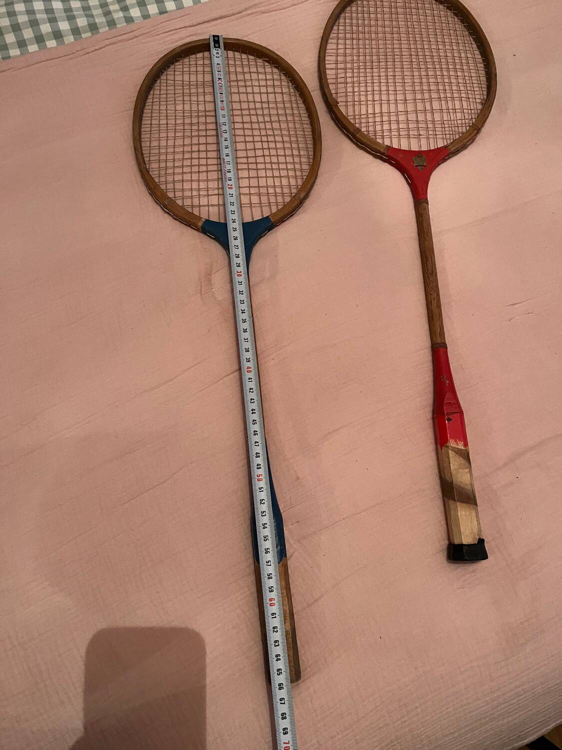 Raquettes vintage décoration