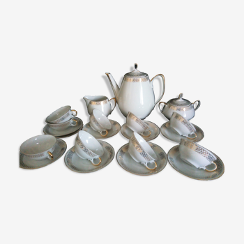 German porcelain coffee set Oscar Schaller (1921 - 1935)