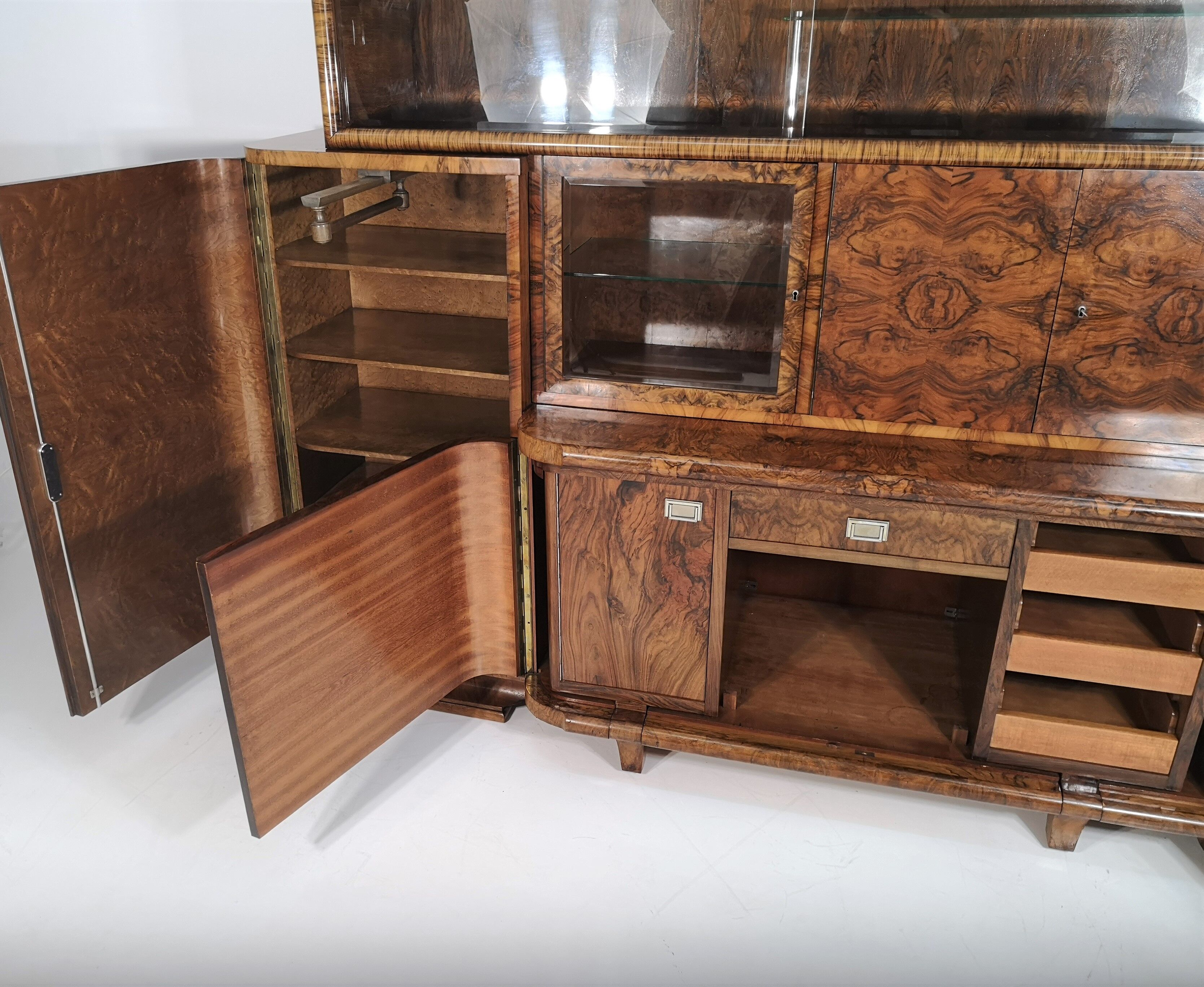 Art Deco Sideboard and Desk 2 in 1, 1940s
