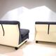 Set of 2 C&B Italia Amanta modular lounge chairs by Mario Bellini, 1970