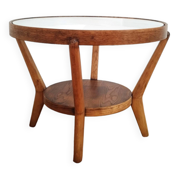 Table basse attribuée à K. Kozelka pour Interier Praha, Ancienne Tchécoslovaquie, années 1930 — Beyit