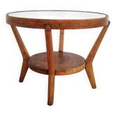 Table basse attribuée à K. Kozelka pour Interier Praha, Ancienne Tchécoslovaquie, années 1930