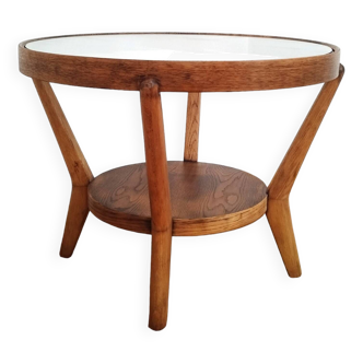 Table basse attribuée à K. Kozelka pour Interier Praha, Ancienne Tchécoslovaquie, années 1930