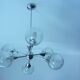 Lustre spoutnik 6 feux annees 60 70