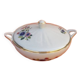 Porcelain tureen with floral decoration Berry Haute Porcelaine