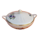 Soupière en porcelaine à décor floral  Berry Haute Porcelaine