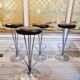 Piet Hein, bar stools, 3 available. Scandinavian / Danish Modern, Fritz Hansen.
