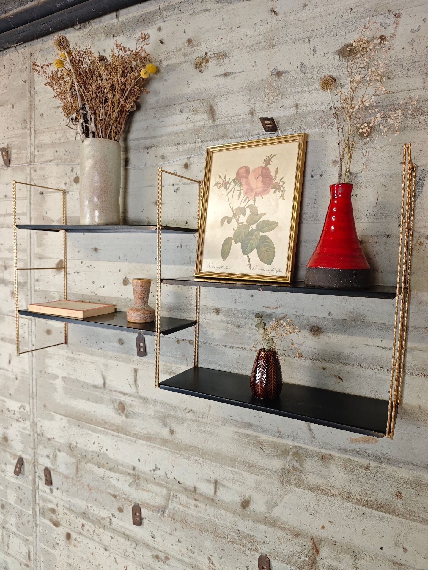 Vintage wall shelf