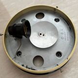 Midcentury Bakelite/Glass ceiling lamp/flush mount or wall lamp, 1960s