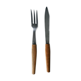 Couteau et fourchette à gigot