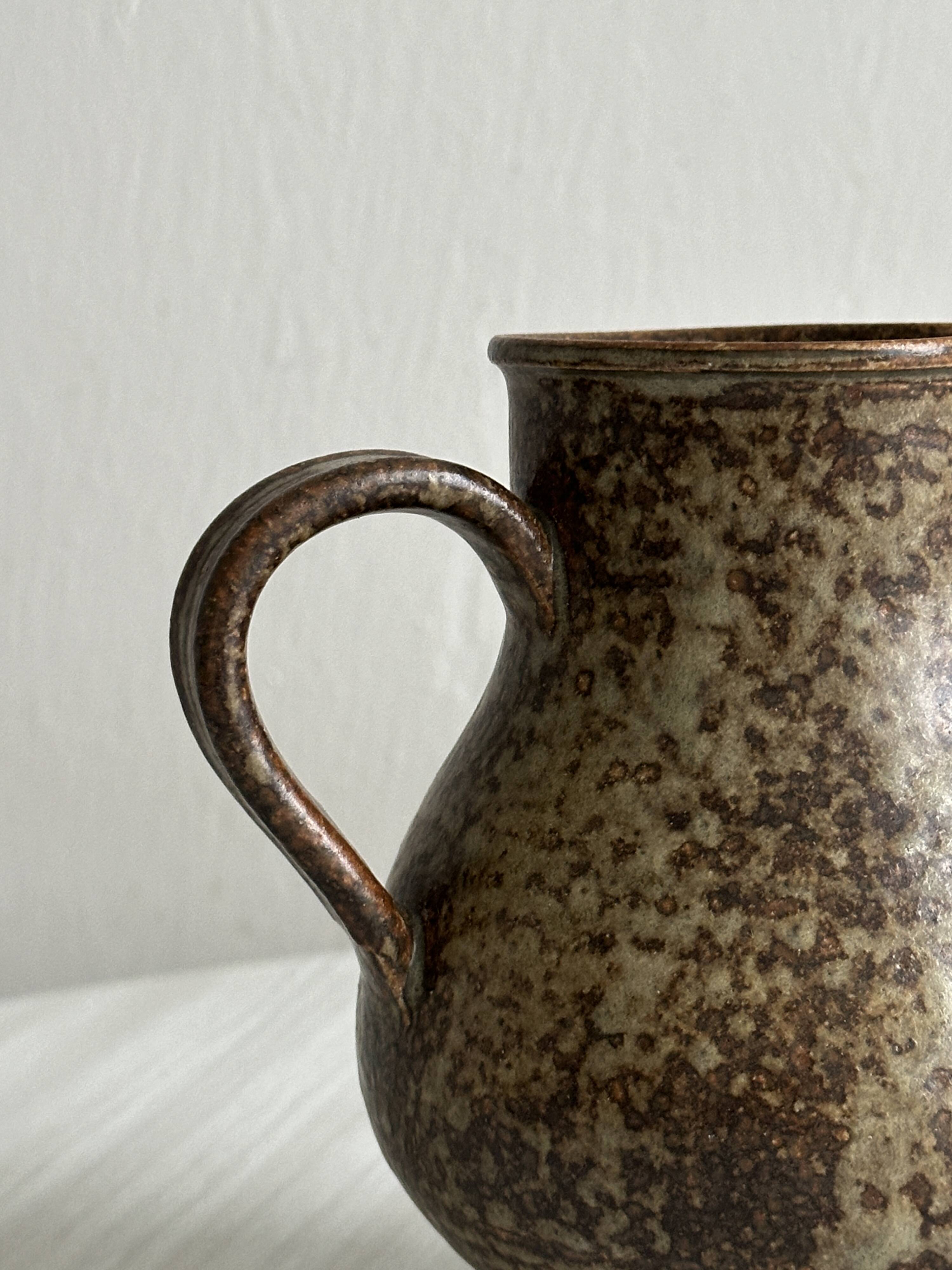 ancient pyrite stone jug