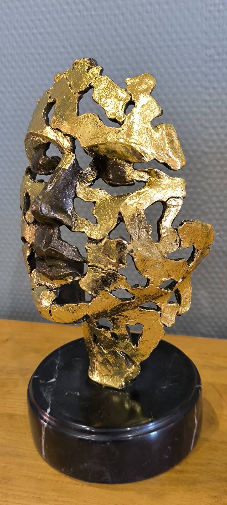 According to Salvador Dalí – The Test of Time – Bronze with gold leaf