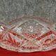 Chiseled crystal fruit bowl circa 1950-1960