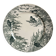 Compotier ancien Sarreguemines – Modèle Neige – Décor oiseaux vert