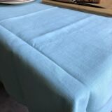 Tea cloth in pure linen aqua