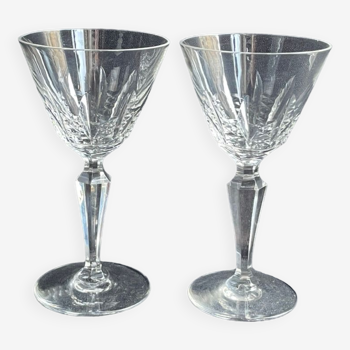 2 Baccarat wine glasses - Service Austerlitz