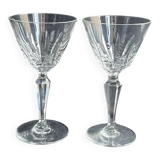2 Baccarat wine glasses - Service Austerlitz