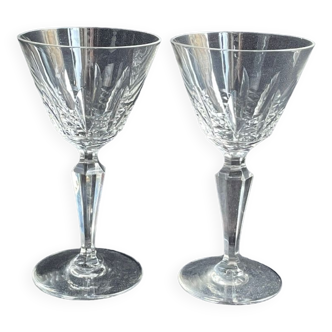 2 Baccarat wine glasses - Service Austerlitz