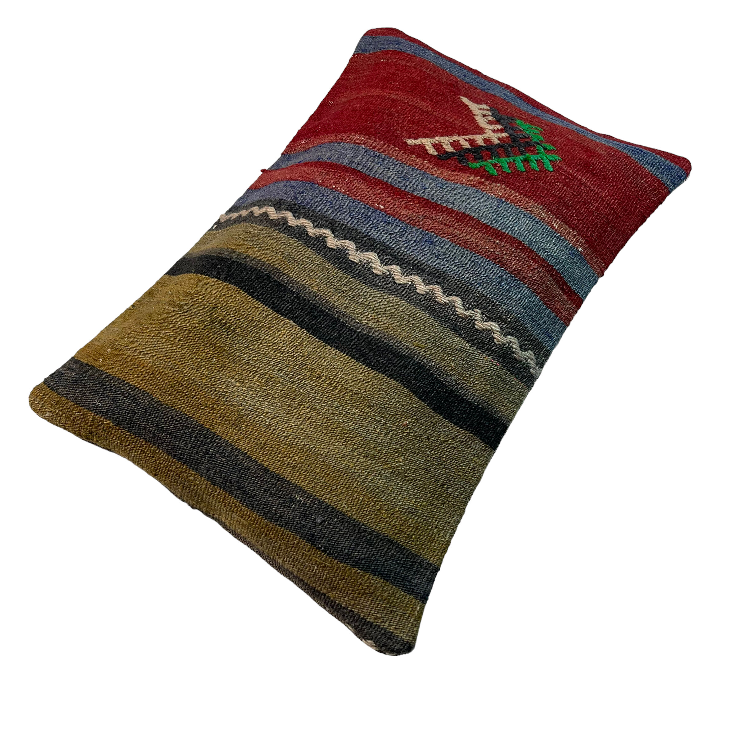 Vintage turkish handmade cushion cover , 30 x 50 cm
