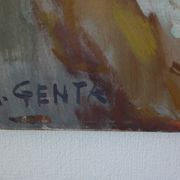 Tableau nu de dos Albert Genta XXème
