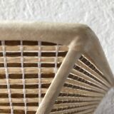 Rattan braid sconce
