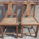 Set of 2 50s bistro chairs