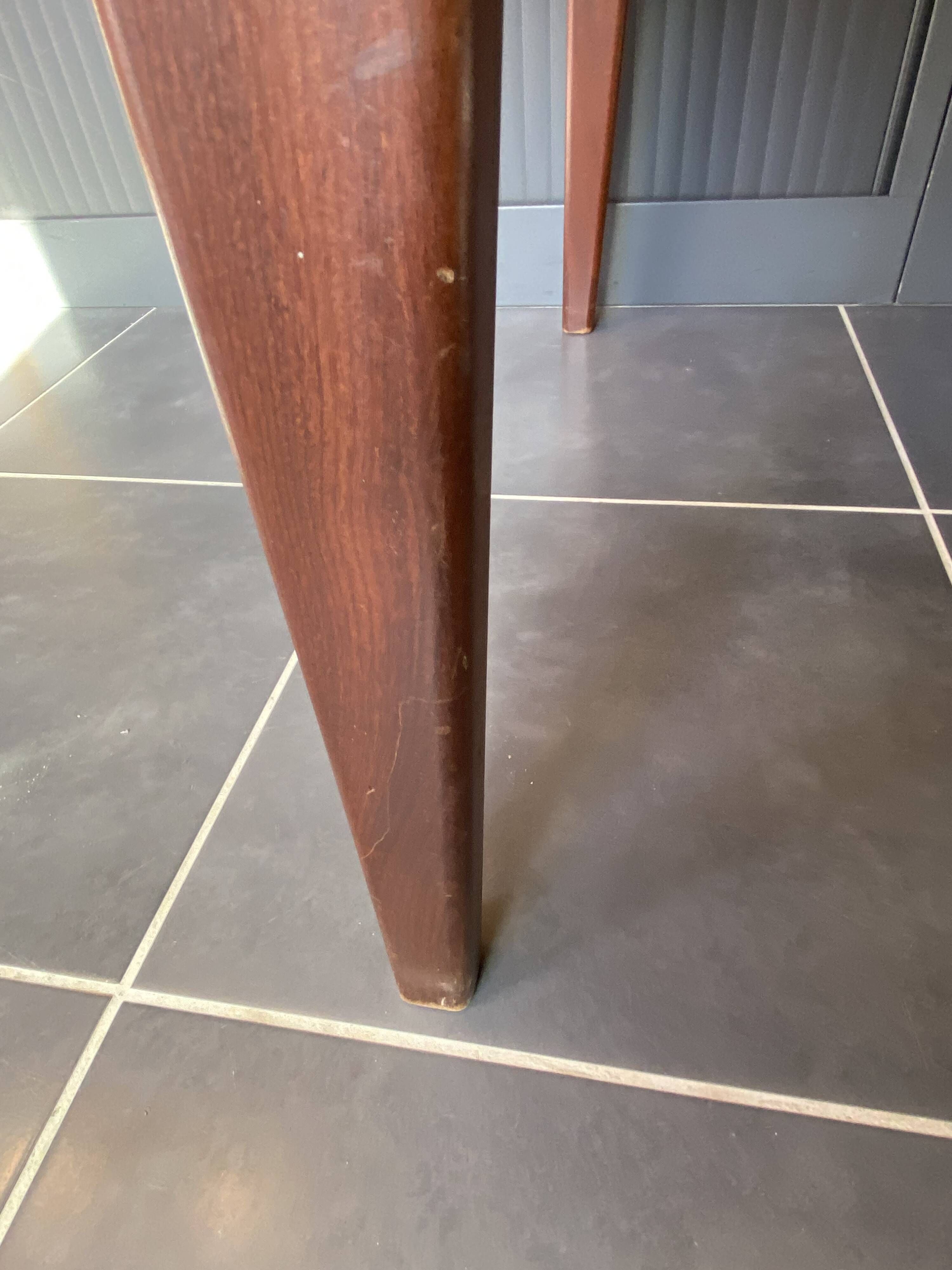 Table extensible scandinave en teck 150/225x86cm vintage an60