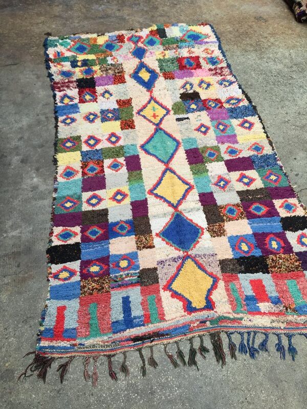 Tapis boucherouite - 250 x 135 cm