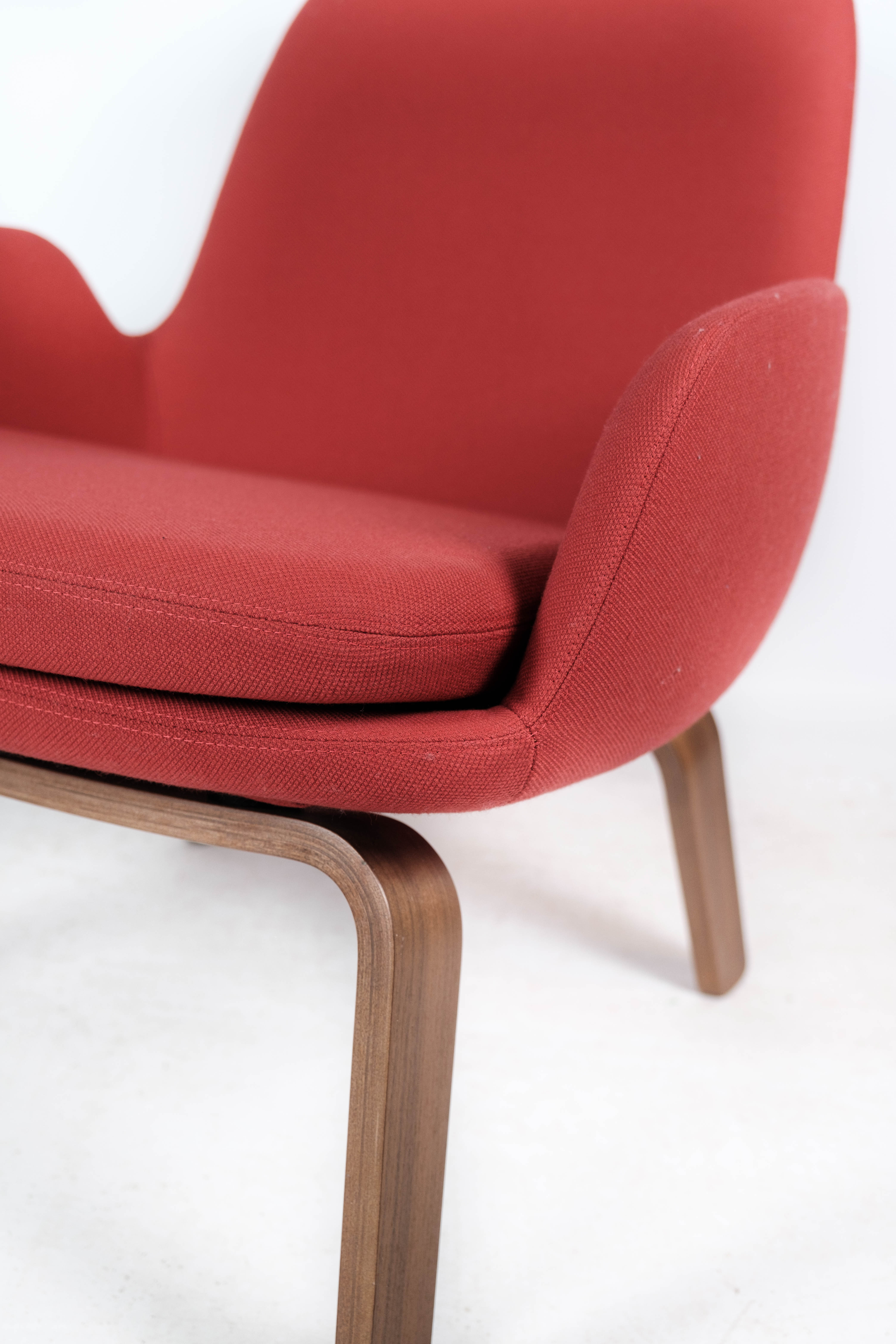 Easy chair with legs of walnut of Danish design for Normann Copenhagen