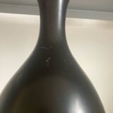 Matte black vase