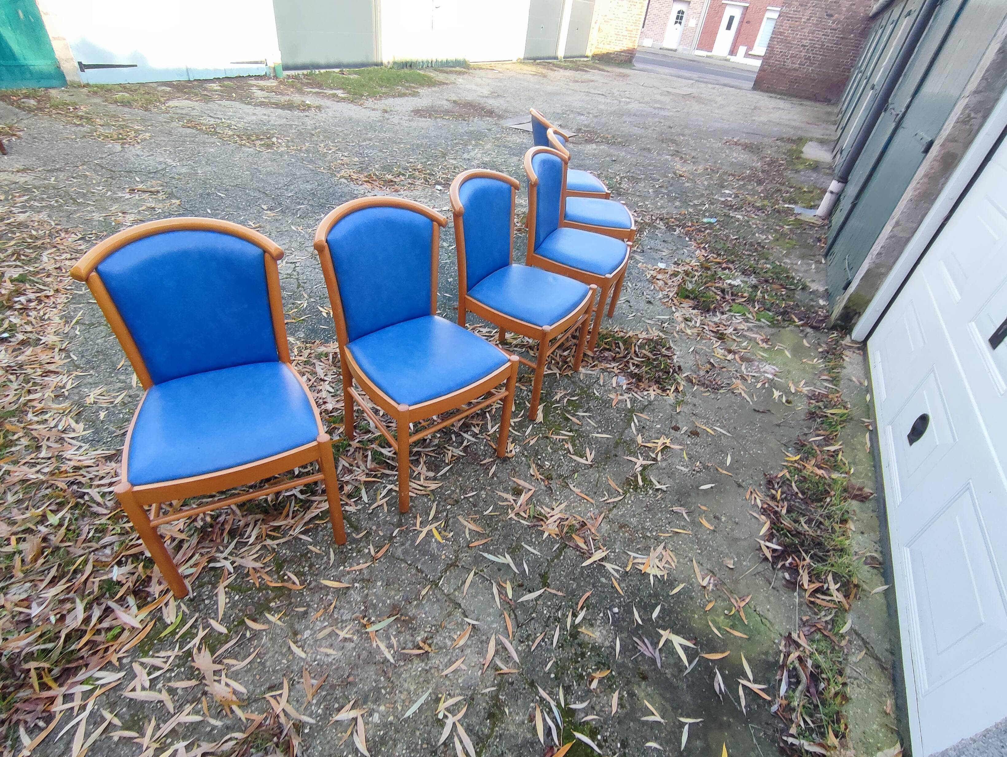 6 bistro restaurant chairs