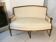 Two-seater sofa from the Louis XVI period, completely reupholstered