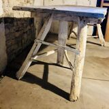 Large rustic country table