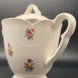 Ceramic sugar bowl with small multi-colored flowers - MLRDP11
