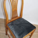 4 Vintage Scandinavian Gustavian Style Chairs Sweden