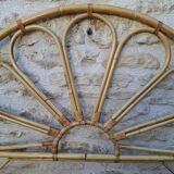 Bamboo and rattan headboard