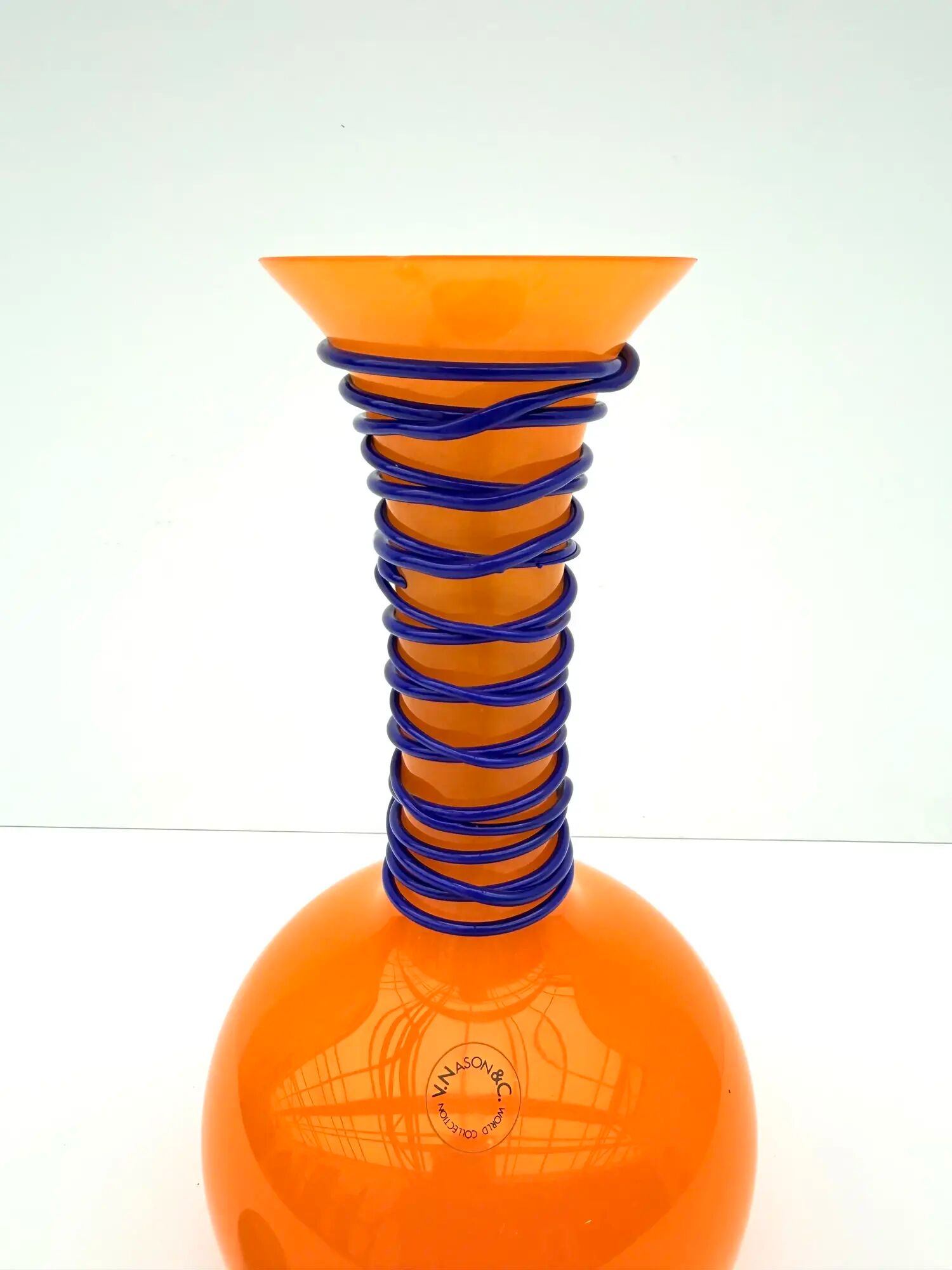 Bottle by Vincenzo Nason & Cie in Murano glass, Italy 1980
