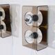 Plexiglas wall lights by Jocelyne Trocmé 1970