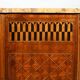 Rosewood and Mahogany chest of drawers, Louis XV / Louis XVI Transition style – Late 19th century