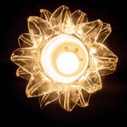 Vintage Leucos pendant lamp made of Murano glass.