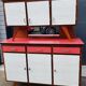 Buffet formica pieds compas