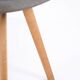 Eyes Wood chair – Erik Jørgensen – Mid grey upholstery – Solid wood