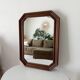 Vintage octagonal mirror from the 70s/80s.