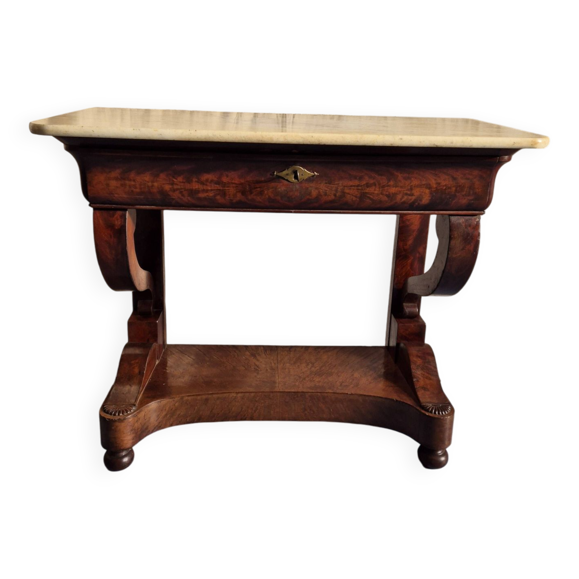 Mahogany console